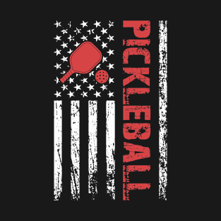 pickleball usa flag T-Shirt