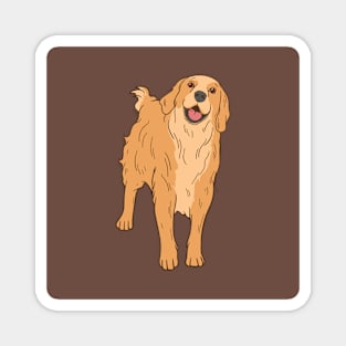 Golden Retriever Magnet