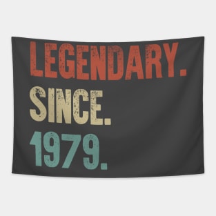 Retro Vintage 40th Birthday Legendary Since 1979 Tapestry