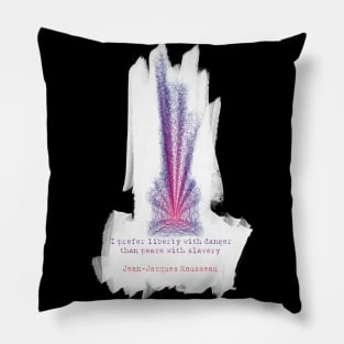 Rousseau Quote Pillow