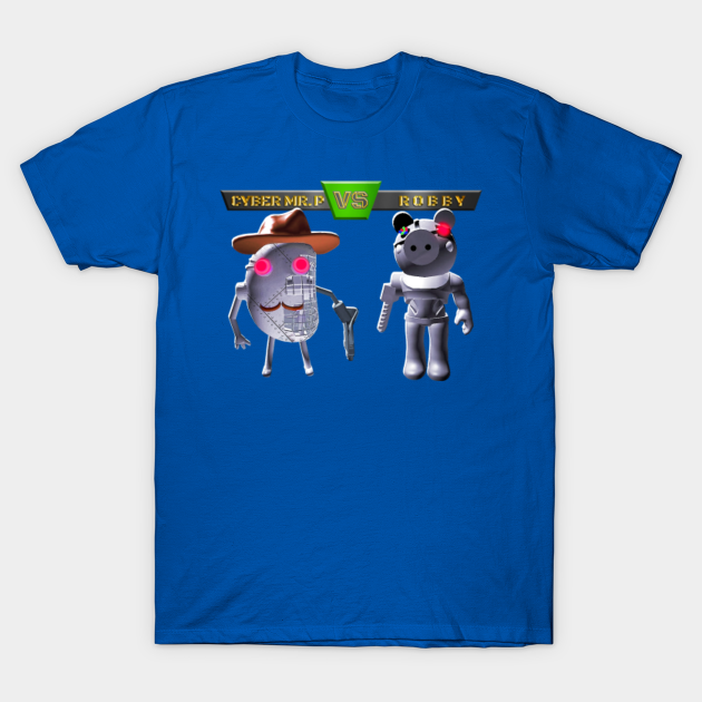 Cyber Mr P Vs Robby Roblox T Shirt Teepublic - mr p roblox