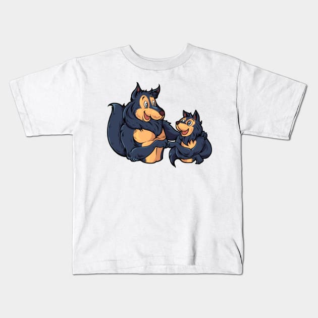 Wolfoo family cartoon | Kids T-Shirt