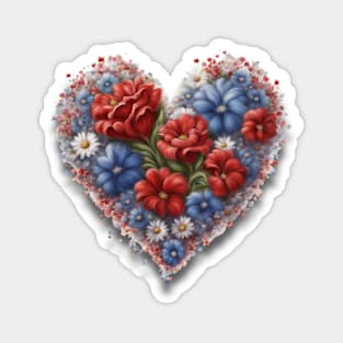 Heart of Flowers Magnet