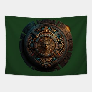 Aztec or Mayan Calendar Maya Men Women Kids Tapestry