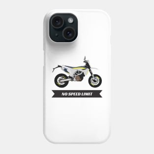 Motorcycle Husqvarna 701 quote No Speed Limit Phone Case