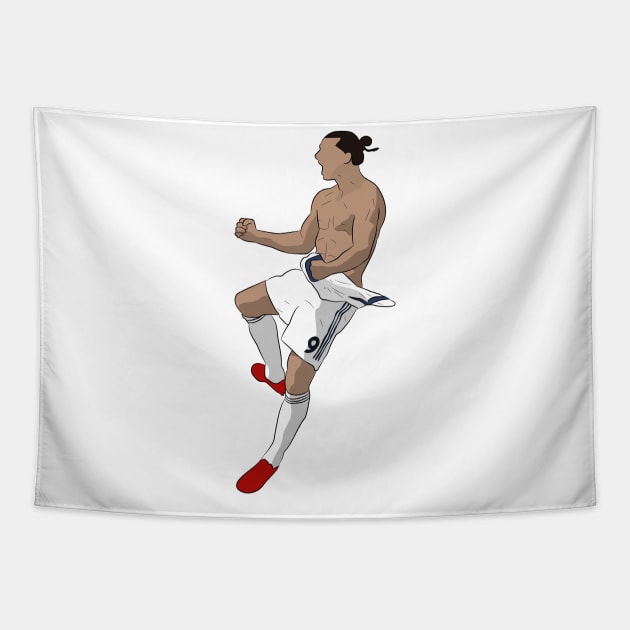 Zlatan Ibrahimovic Tapestry by SickSticksCo