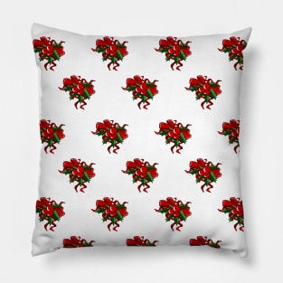 Berry Christmas Pattern Pillow