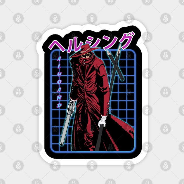 Alucard Awakens Hellsing's Eternal Darkness Magnet by Insect Exoskeleton