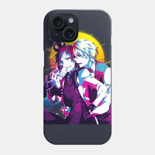 Izaya x Shizuo - Durarara Phone Case by 80sRetro