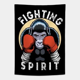 Gorilla Fighting Spirit - Boxing Tapestry