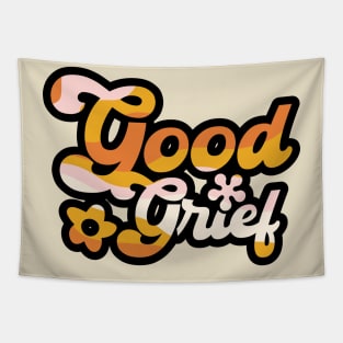 "Good Grief!" - 70's Inspirational Quote Tapestry