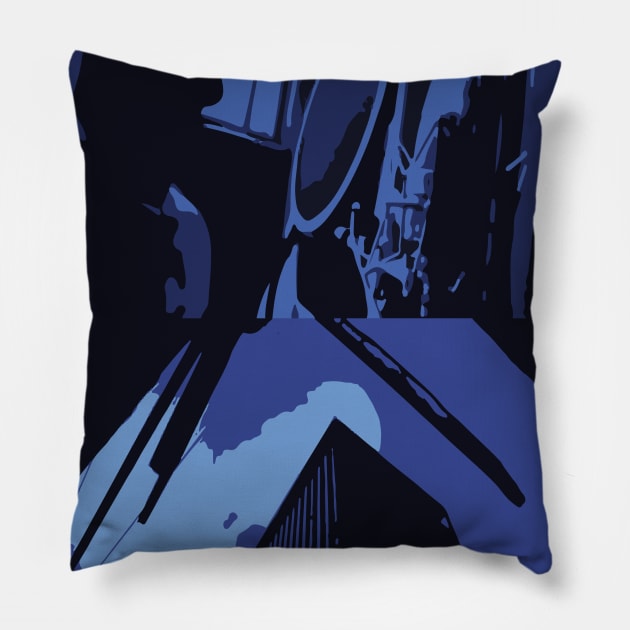 City Life Pillow by Magkmade