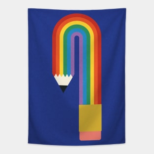 Rainbow Pencil Tapestry