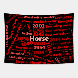 Year of the horse 2026 Tapestry