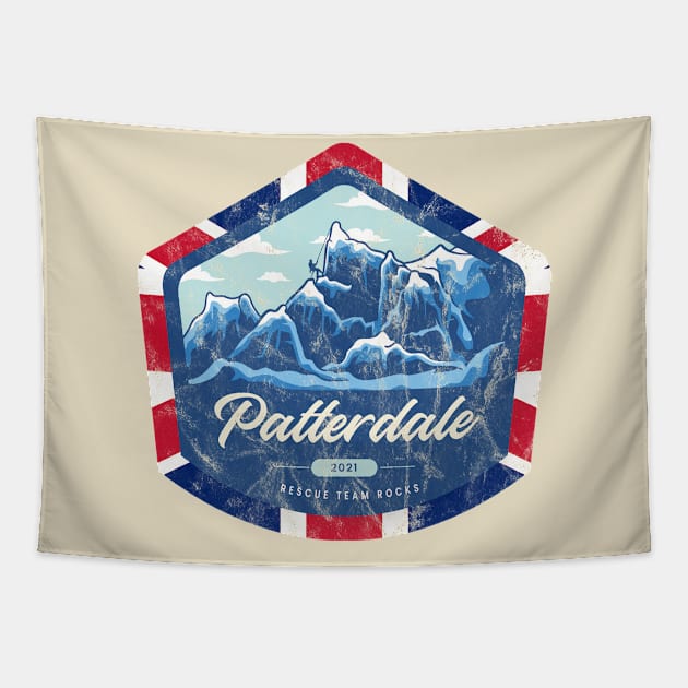 Patterdale Mountain Rescue- The Heroes of Lockdown Series Tapestry by PosterpartyCo