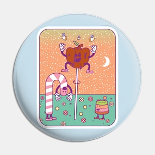 Spinning Candy Apple Pin