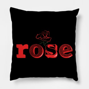 Rose Name Pillow