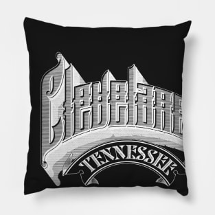 Vintage Cleveland, TN Pillow