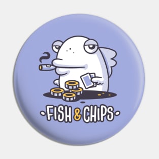 Fish and chips Pin