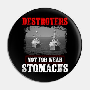 Navy Destroyers Not For Weak Stomachs Pin