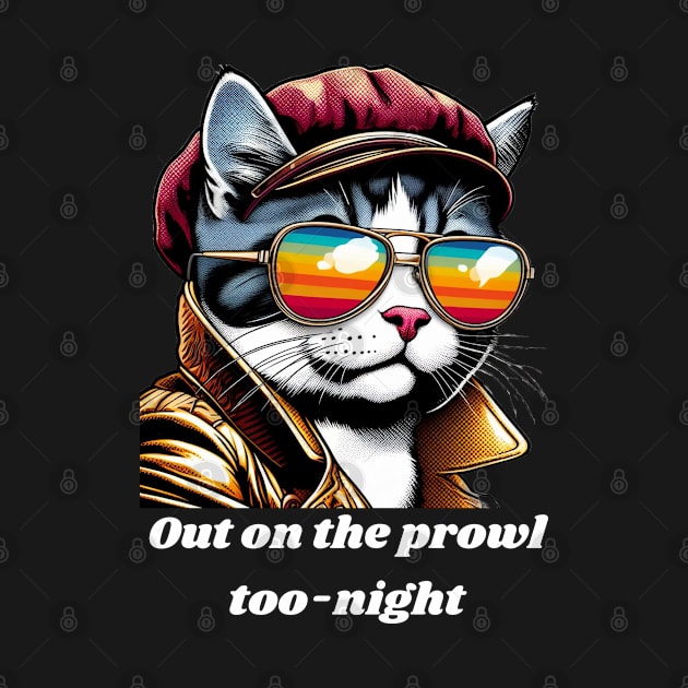 This cool cat is out on the prowl too-night (it's all in how you say it!) by The Artful Barker