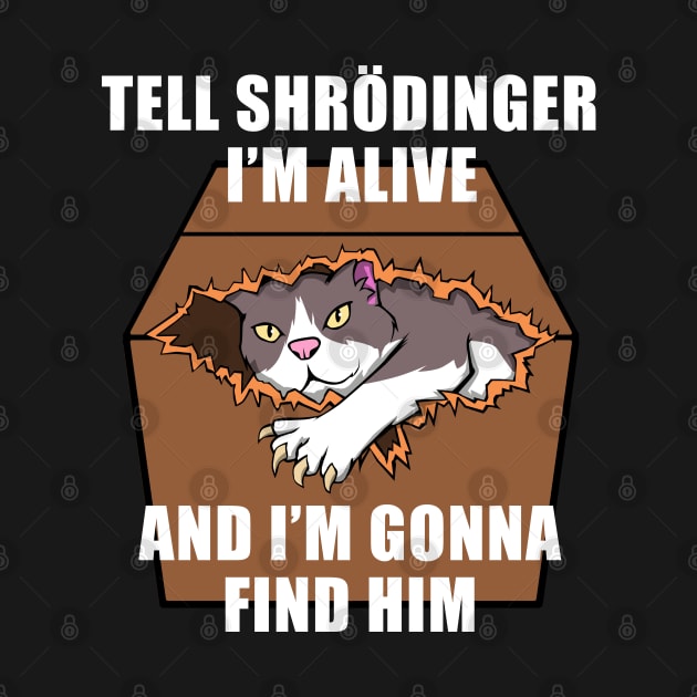 Schrödinger's Cat Alive Physicist Motive Physics by swissles