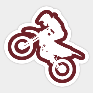 Motocross Stunt Rider Sticker for Sale by anandariki