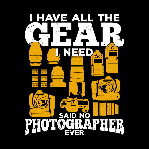 Funny Photography Gear Photographer Gift by Dolde08