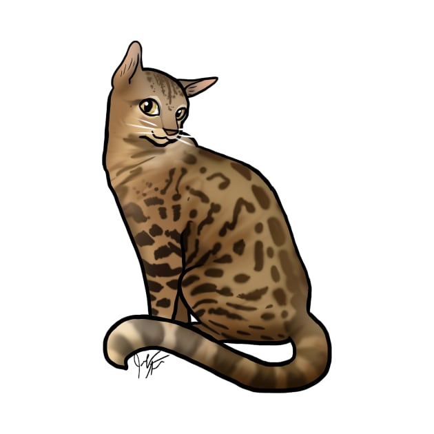 Cat - Bengal - Spotted by Jen's Dogs Custom Gifts and Designs