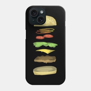 Layered Burger Phone Case