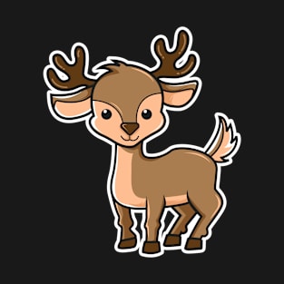 Deer Cartoon T-Shirt