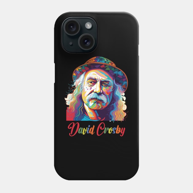 David Crosby Phone Case by vectrus