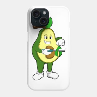 Avocado as Hairdresser with Razor Phone Case