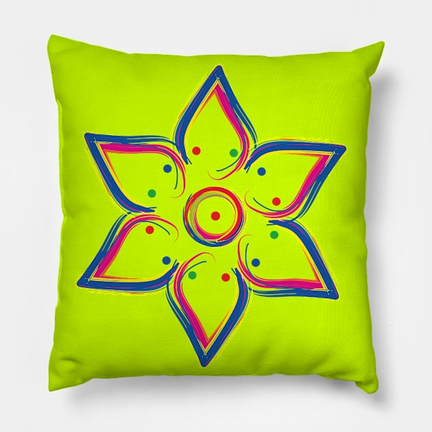 Be Colorful - Art work design for colorful peoples Pillow by cloud9ink