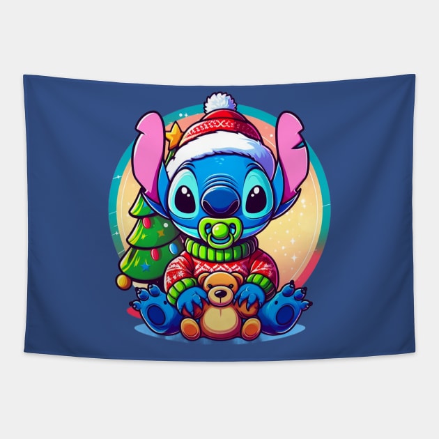 Baby Stitch Tapestry by BukovskyART