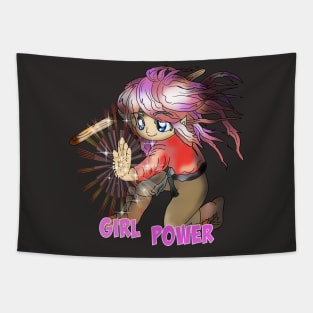 elf girl power warrior Tapestry