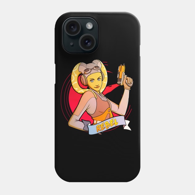 Rebel Captain Phone Case by quietduna