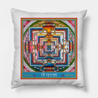 Mandala, Nepal Pillow