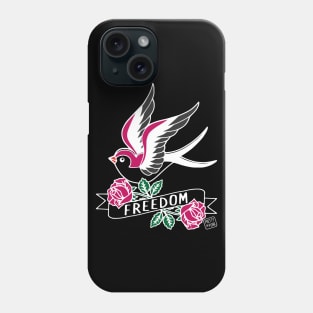 Freedom Swallow Tattoo Phone Case