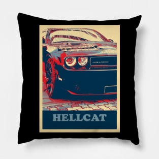 dodge challenger 2015 - hellcat Pillow