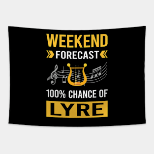 Weekend Forecast Lyre Tapestry