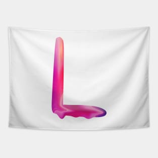 Letter L In Vibrant Watercolor Tapestry