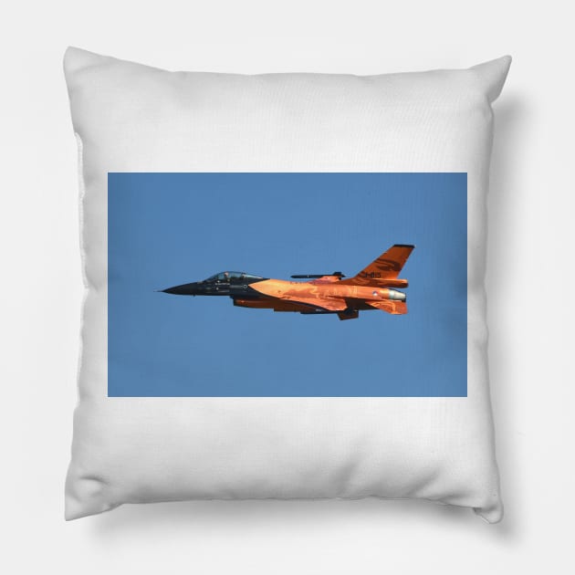 F-16 Fighting Falcon Pillow by CGJohnson