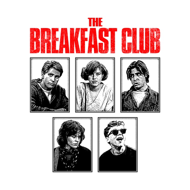 The Breakfast Club by nickbaileydesigns