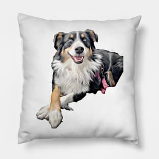 Lola the Australian Shepard Pillow