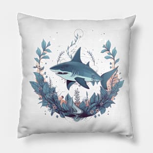 vintage fairycore shark Pillow