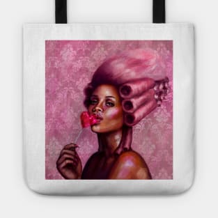 Yas, Queen, Madam Lolli in pink Tote