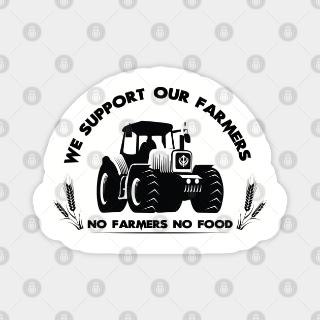 We Support Our Farmers Magnet by Guri386