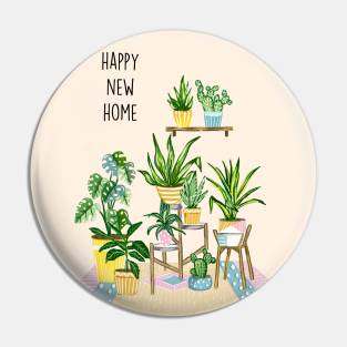 Happy new plant home Pin