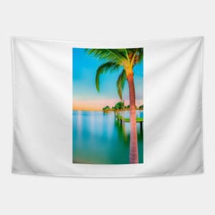 Tropical Beach Tapestry